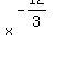 x%5E%28-12%2F3%29