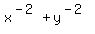 x%5E%28-2%29%2By%5E%28-2%29
