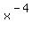 x%5E%28-4%29