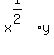 x%5E%281%2F2%29%2Ay