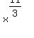 x%5E%2811%2F3%29