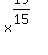 x%5E%2819%2F15%29
