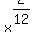 x%5E%282%2F12%29