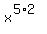x%5E%285%2A2%29