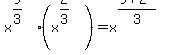 x%5E%289%2F3%29%28x%5E%282%2F3%29%29+=+x%5E%28%289%2B2%29%2F3%29