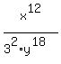 x%5E12%2F%283%5E2%2Ay%5E18%29