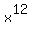 x%5E12