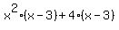 x%5E2%28x-3%29+%2B4%28x-3%29+