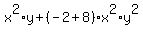 x%5E2%2Ay%2B%28-2%2B8%29%2Ax%5E2%2Ay%5E2