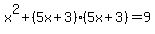 x%5E2%2B%285x%2B3%29%285x%2B3%29=9