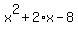 x%5E2%2B2%2Ax-8