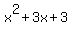 x%5E2%2B3x%2B3