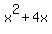 x%5E2+%2B+4x