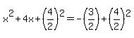 x%5E2+%2B+4x+%2B+%284%2F2%29%5E2+=+-%283%2F2%29+%2B+%284%2F2%29%5E2