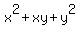 x%5E2+%2B+xy+%2B+y%5E2