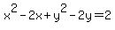 x%5E2-2x%2By%5E2-2y=2