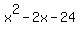 x%5E2-2x-24