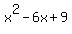 x%5E2-6x%2B9