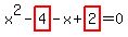 x%5E2-highlight_red%28+4+%29-x%2Bhighlight_red%28+2+%29=0