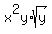 x%5E2y%2Asqrt%28y%29