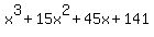 x%5E3+%2B+15x%5E2+%2B+45x+%2B+141
