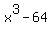 x^3-64