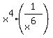 x%5E4+%2A+%281%2Fx%5E%286%29%29