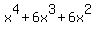 x%5E4+%2B+6x%5E3+%2B+6x%5E2