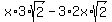 x+%2A+3%2A++sqrt%282%29-+3%2A+2x%2Asqrt%282%29+