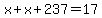 x+%2B+x+%2B+237+=+17%2C459