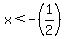 x+%3C+-%281%2F2%29