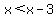 x+%3C+x-3