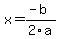 x+=+%28-b%29%2F2a