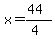 x+=+%2844%29%2F%284%29