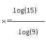x+=+%28log%28%2815%29%29%29%2Flog%28%289%29%29
