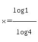 x+=+%28log%281%29%29%2Flog%284%29