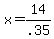 x+=+14%2F.35