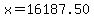 x = 16187.50