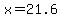 x+=+21.6