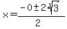 x = (-0 +- 2*sqrt(3))/(2)