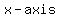 x-+axis