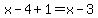 x-4%2B1=x-3