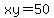 xy=50