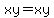 xy+=+xy