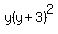 y%28y%2B3%29%5E2