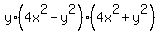 y%2A%284x%5E2+-+y%5E2%29%284x%5E2+%2B+y%5E2%29