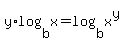 y%2Alog%28b%2Cx%29=log%28b%2Cx%5Ey%29