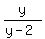 y%2F%28y+-+2%29