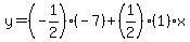 y=%28-1%2F2%29%28-7%29%2B%281%2F2%29%281%29x%29