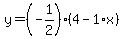 y=%28-1%2F2%29%284-1%2Ax%29